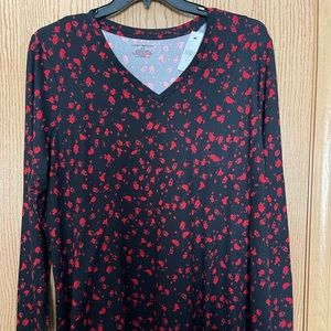 NWT Lane Bryant peplum cotton blouse